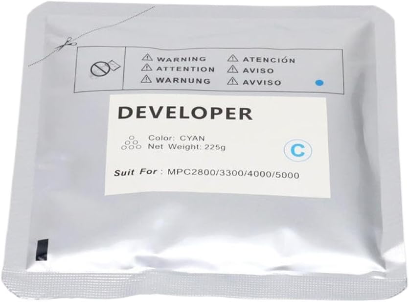 1PCS 250G Compatible with Printer Supplies for MPC2000 MPC2800 MPC3300 MPC4000 MPC5000 Developer Powder(Y)