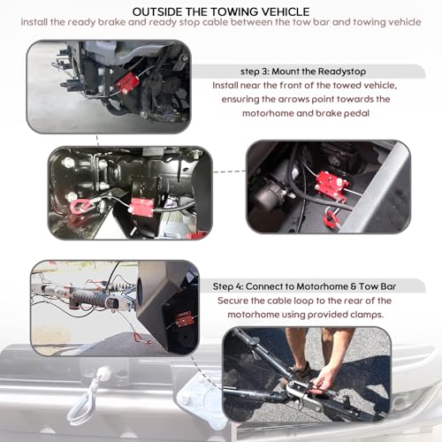 Sistema de freno para RV con kit de emergencia y cables variados miniatura 5