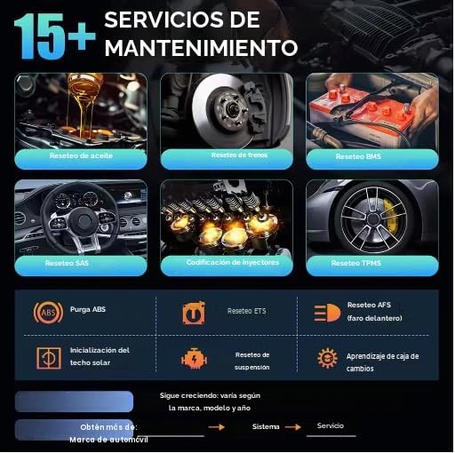 NUEVO Escáner EDIAG ELITE OBD2 para Todos los Sistemas Herramienta de Diagnóstico de Coche 15 Servicios Control Bidireccional Actualización Gratuita de por Vida