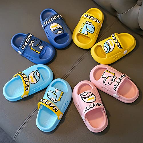 Baby Boys Girls Cute Slip On Slides Sandals Summer Open Toe Dinosaur Slide Slippers Sandals Anti-slip Water Shoes4