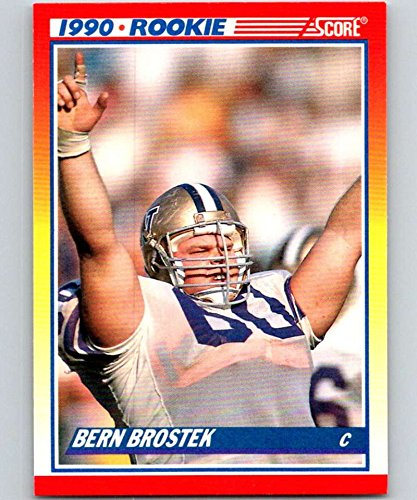 Amazon.com: 1990 Score Football #642 Bern Brostek RC Rookie Card
