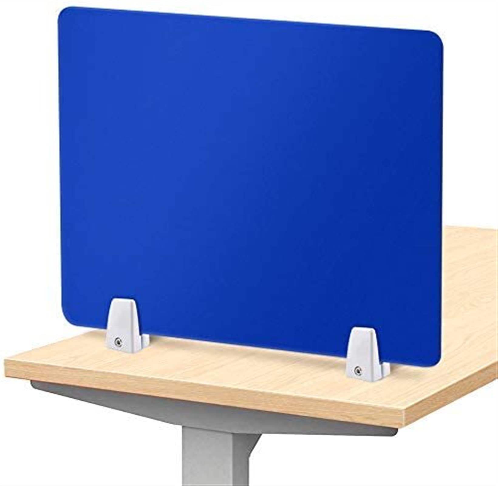 Cloison de bureau de séparation en acrylique bleu 50x40 panneau écran