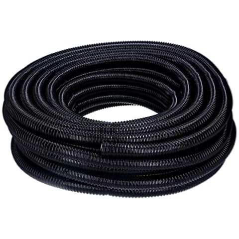 Aquacadabra Corrugated Flexible Pond Hose Garden Tube Hose Pipe Hosing for Pond Fountain Pump: 20mm/0.75" - 5m Cover