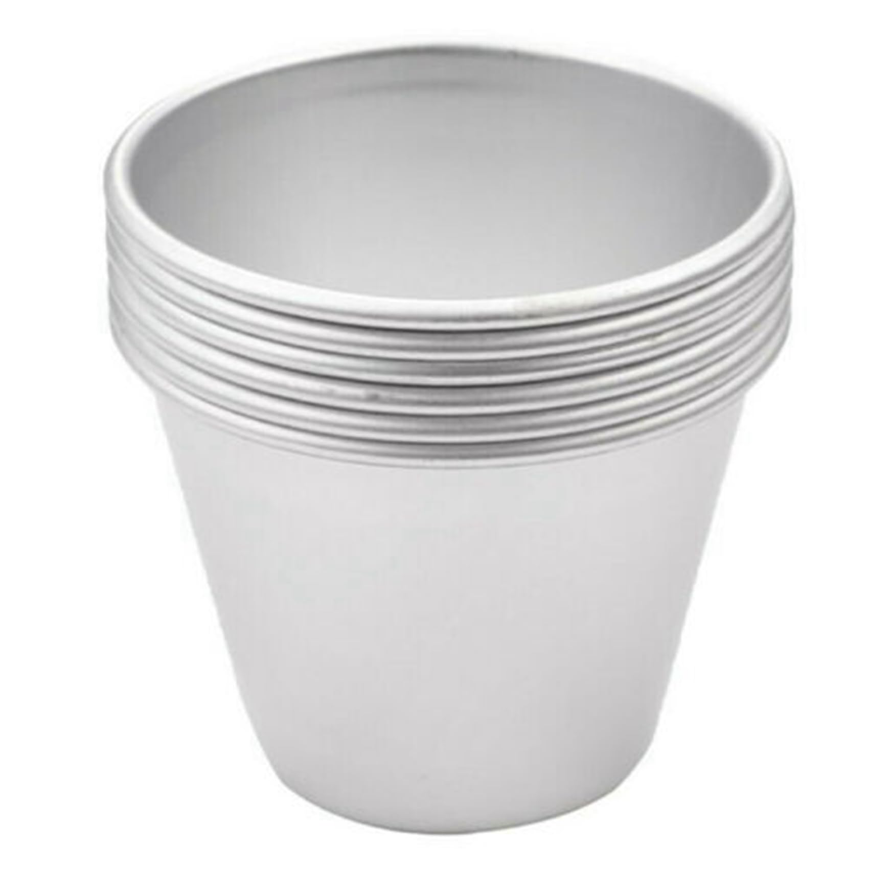 Molde de Aluminio Dariol de 36 Piezas, para Hornear Moldes para Crema de Postre Pudín Dariole Molde Antiadherente Redondo para Tarta de Huevo, para Hornear