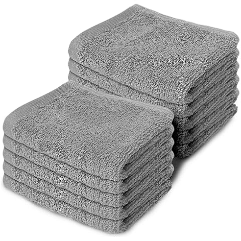 Makooz 10 Piece Egyptian Cotton Face Towel Set Cover