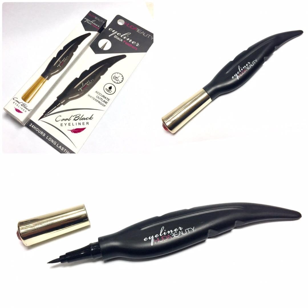 Beauty Waterproof And Long Wearing Bold Felt Tip Pen Eyeliner | Smudge Proof Eye Makeup | Quick Drying | Black,