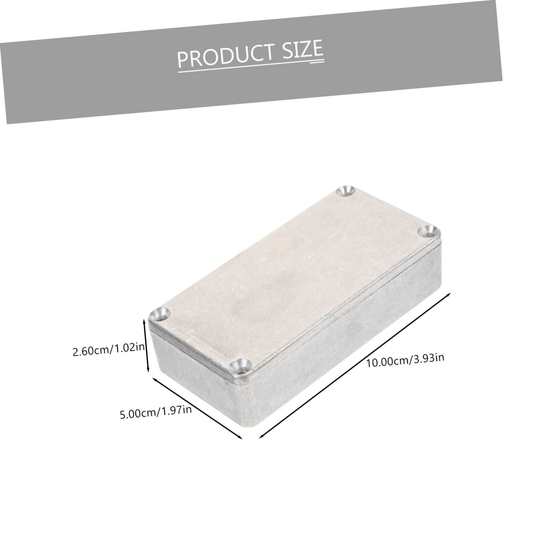 Generic Guitar Effect Box Aluminum Enclosure for Case Durable Box Case Guitar Pedal Enclosure