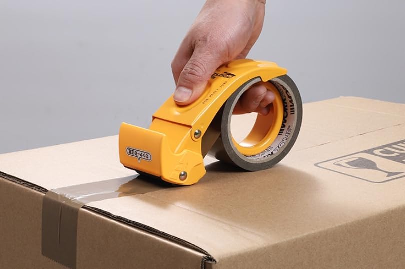 1.96~2.36 inch Wide Package Tape Dispenser with Strong Thick and Durable Dispenser, Safe and Noise-Free for Transport Mobile Storage and mailing, Carton and Box Seal (fit 1.96 inch Wide Tape)