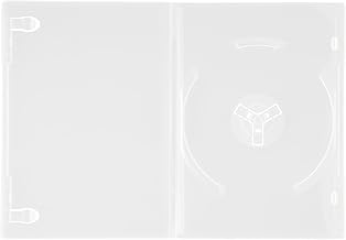 0.3 inch (7 mm) Thick Slim DVD Tall Case, 1 Piece Storage, Set of 4 [CS7-DVDT1S(Slim)] (Transparent)