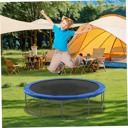 Housse de ressort de trampoline rond bleu en PVC et mousse