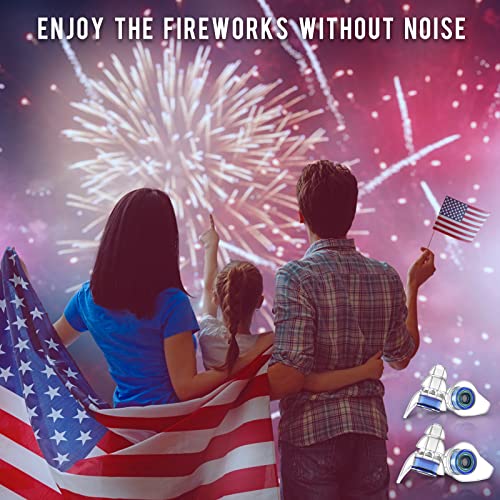 2 Pairs High Fidelity Concert Ear Plugs, Silicone Hearing Protection Earplugs, Noise Reduction Music Ear Plugs For Concerts, Musicians, Festival, Dj’s, Nightclub, Drummers And Raves Party - 23Db #TOP7