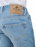 REPLAY Męskie dżinsy Straight Fit Grover, 010 Light Blue, 32W / 30L