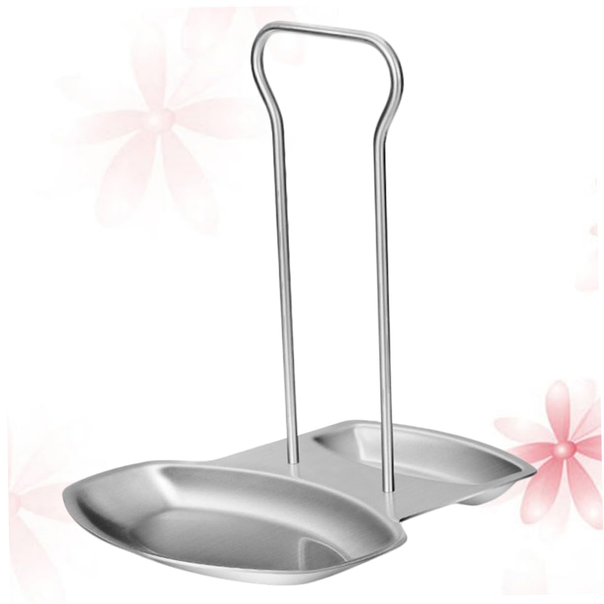 OFFSCH 1pc Stainless Steel Cutting Board and Pot Lid Rack Food Grade Kitchen Storage Shelf Holder for Home Restaurant and Parties Easy to Clean Sturdy Design for Organized Cooking Space