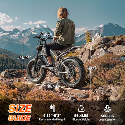 Image of TST Electric Bike for Adults, 48V 15Ah Battery for Urban Cycling, Fat Tire