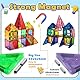 Wootoyz Magnetische Bausteine, Spielzeug ab 2 3 4 5 6 Jahre Jungen Mädchen, STEM Magnetspiel Montessori Spielzeug, Lernspielzeug für Kinder Geschenk Mädchen 2-6 Jahre