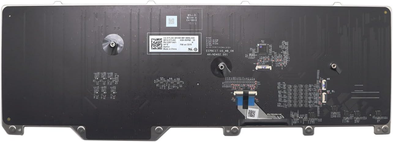 New Keyboard for Dell Alienware 17 R5 Area 51M P38E 2019 44RC9 044RC9 WYFCV 0WYFCV Per Key RGB Backlit US