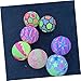 Abaodam 2Pcs Glowing Soccer Training Balls Durable Plastic Football for Random Styles for Outdoor Indoor Fun for Practice Games