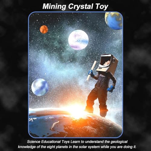 Image of Oligitdi Rocks and Minerals Education Set Archaeological Toys Excavation Toys Archaeological DIY Assembly Model for Children (Mars)