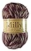 Produktbild 50g Filzwolle Milly Wolle zum Strickfilzen 100% Schurwolle, große Farbwahl, Farbe:9236 beige-brombeer