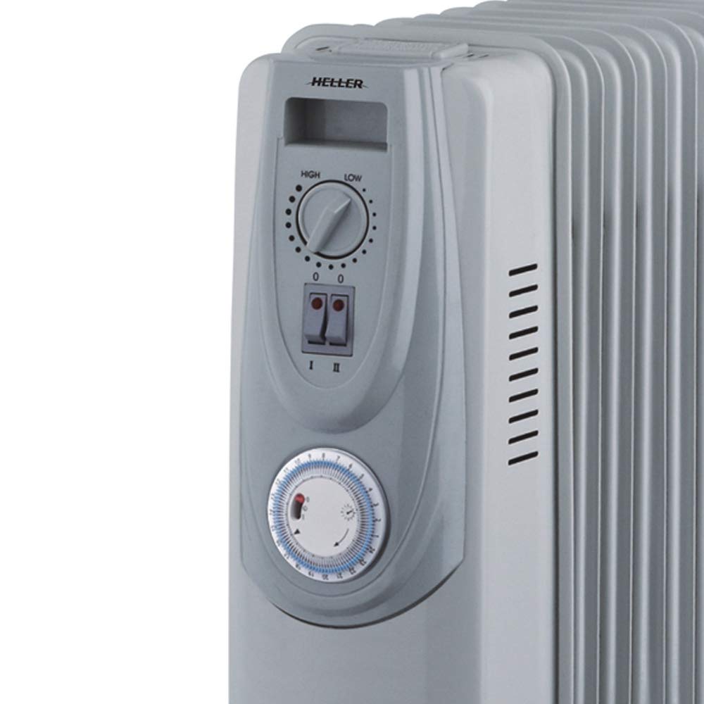Heller HOIL11T 2400W Electric Portable 11 Fin Oil Heater w/24h Timer/Column/ Heat: Heating: Amazon.com.au