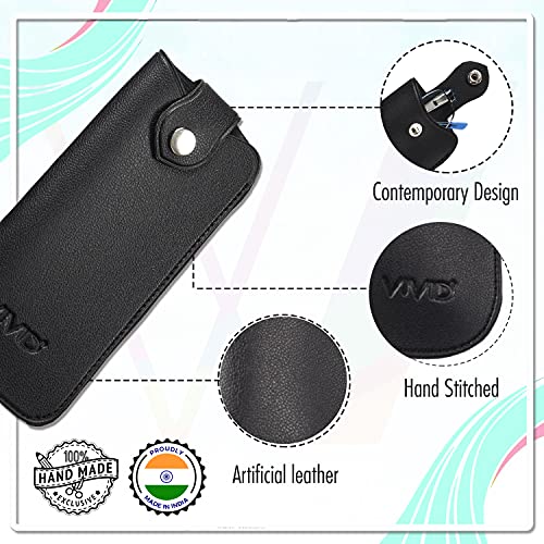 Image of Unisex Specs Snap Button Eyewear Dabbi Artificial Leather Soft Case Cover