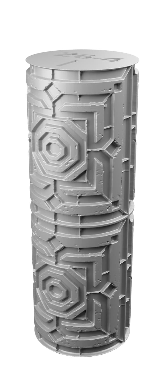 Clay Polymer Texture Roller Wargaming Base Roller Concrete Wall Floor Patterns Set 26 (Style 4 10cm)