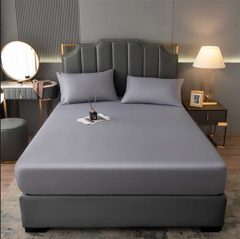 Fitted Sheet 100% Egyptian Cotton 600 Thread Count 16"/40CM Extra Deep Pocket Bottom Sheets