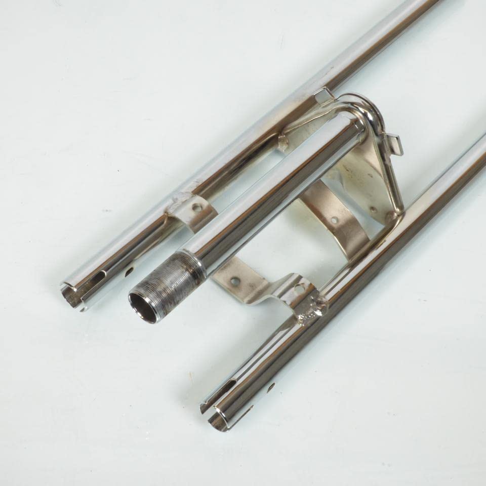 Corps de fourche supérieur Peugeot 103 MVL chrome pièce rechange suspension mobylette