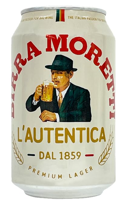 Amazon.co.jp: モレッティ・ビール缶 330ml×8本セット : 食品