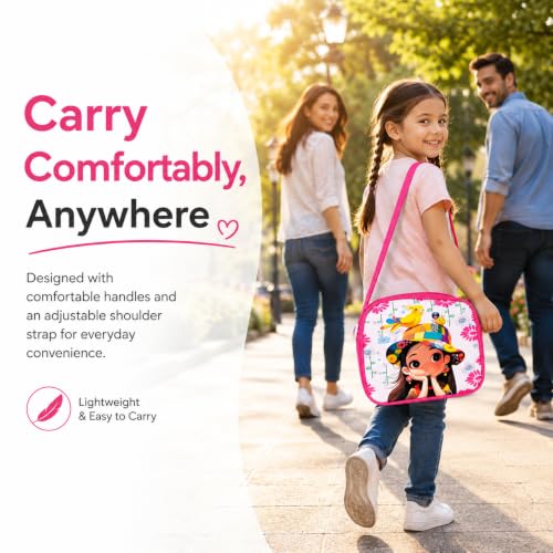 Image of Asera Birthday Return Gifts Sling Bag /Picnic Bag Cartoon Theme Bags for Kids