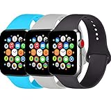 ATUP Armband Kompatibel für Watch Armband 38mm 42mm 40mm 44mm, Weich Silikon Ersatz Armband für...