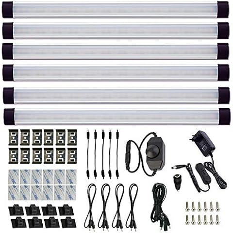 Juego de 6 Barras LED Regulables AIBOO Cover