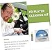 Mipcase 1Set CD Player Cleaning Kit Includes Cleaning Disc Fluid Removes Dust Fingerprints Extends CD DVD Player Life for Skipping Freezing Issues