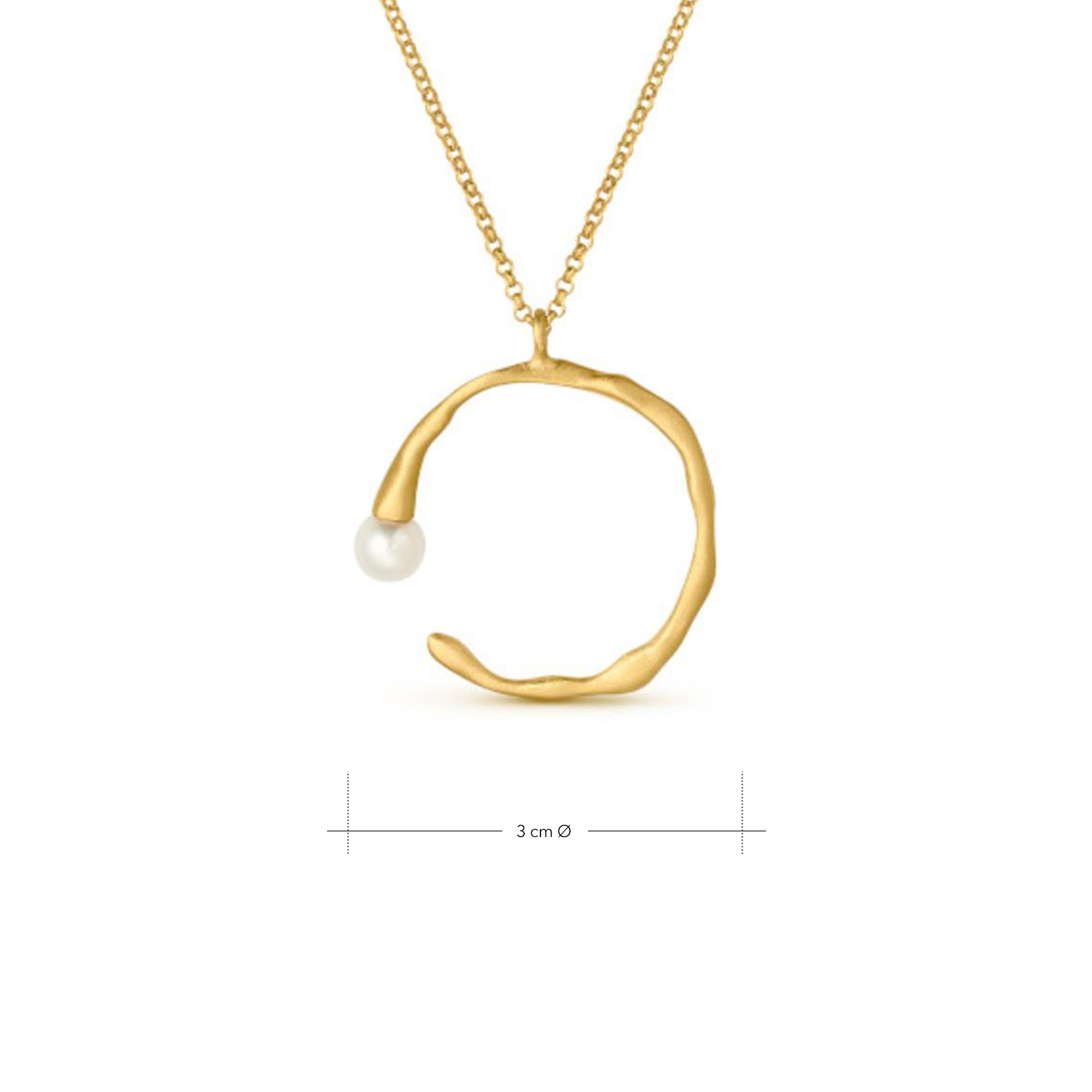 GARGANTILLA DORADA ECLAT | Diseñada por Joidart | Colección Eclat | Metal con baño de oro de 24 K | Cristal de Murano