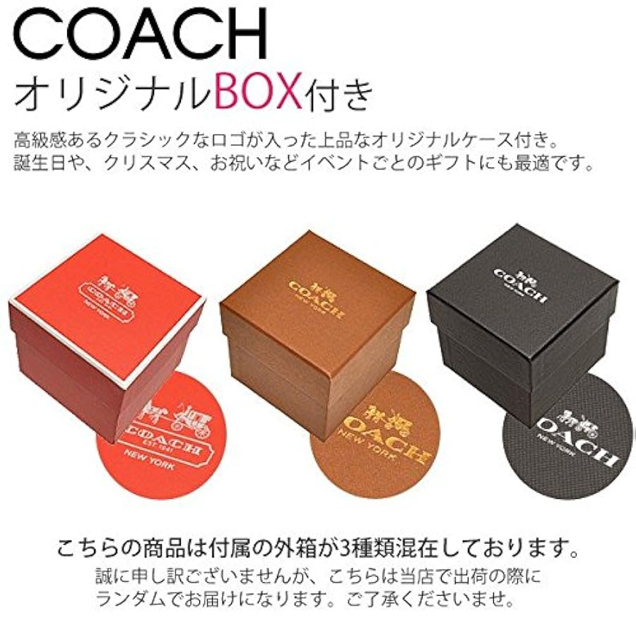 Amazon.co.jp: (コーチ) COACH 腕時計 ボーイフレンド 34mm