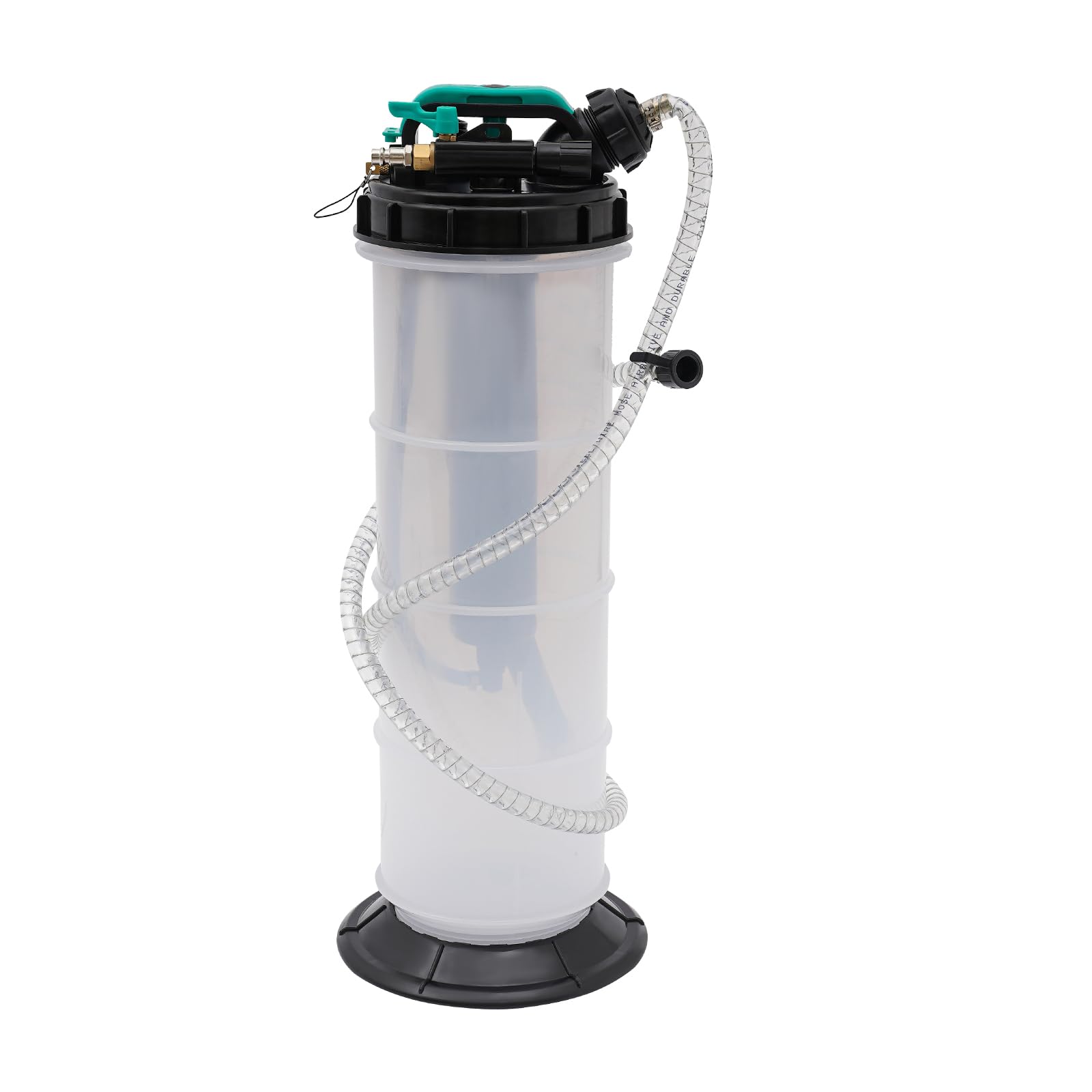 Bomba de extracción de aceite, bomba de aceite de 7,5 l, bomba de mano con 3 mangueras de aceite de nailon (4/6/8 mm), 1 manguera de aceite de freno (8 mm), bomba de aspiración para aceite de
