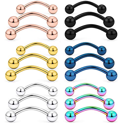 1Pcs 16G Rook Daith Earrings Stainless Steel Belly... – Vicedeal 1Pcs 16G Rook Daith Earrings Stainless Steel Belly... – Vicedeal