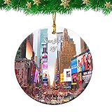 Weekino New York Times Square New York USA Christmas Ornament Travel Souvenir Personalized Christmas