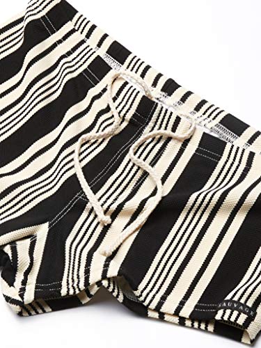 Sauvage Men's Italian Woven Tuscan Stripe Squarecut Brief3