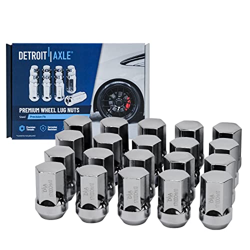 Image of Detroit Axle - Front Control Arms Ball Joints Tie Rods Sway Bars + 20pc Lug Nuts Replacement for 2006 2007 2008 2009 Dodge Durango Chrysler Aspen - 32pc Set
