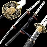 HERO SWORD-Devil May Cry 5 Vergil Anime Cosplay Sword Warrior Yamato Sword/Dante's Rebellion,41in Katana Real, Hand Forged High Carbon Steel Very Sharp