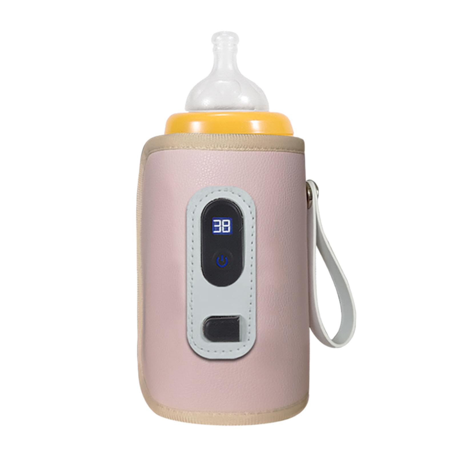 Mug Milk Heater for Most Bottles Milk Keeper for Nursing Camping Travel Pink-image-33
