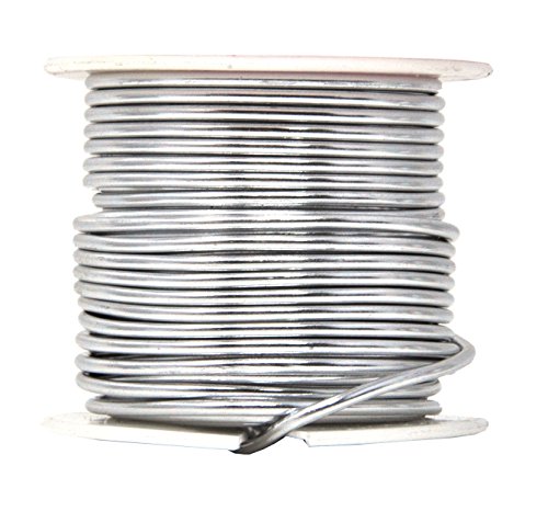 Image of Mandala Crafts 12 GA Copper Silver Tone Combo Anodized Aluminum Craft Wire | 276 FT, Colored, Flexible, Bendable for Bonsai Armature Sculpting Wire Wrapping Jewelry Making, Weather & Tarnish Resistant