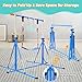 FC FUNCHEER Foldable Gymnastics Bar,5FT Horizontal bar,Adjustable Kids Training bar for Kids Ages 3-15,Kids Gymnastics bar,Triangle Stable Structure-Gym Equipment for Home