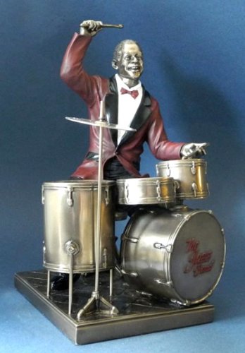Jazz Musica Scultura - Batteria - Drums - collezione 'Le Monde du Jazz' dagli studi Parastone