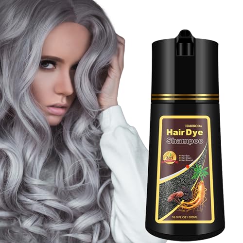 Fvquhvo Silver Gray Hair Dye Shampoo 16.9oz