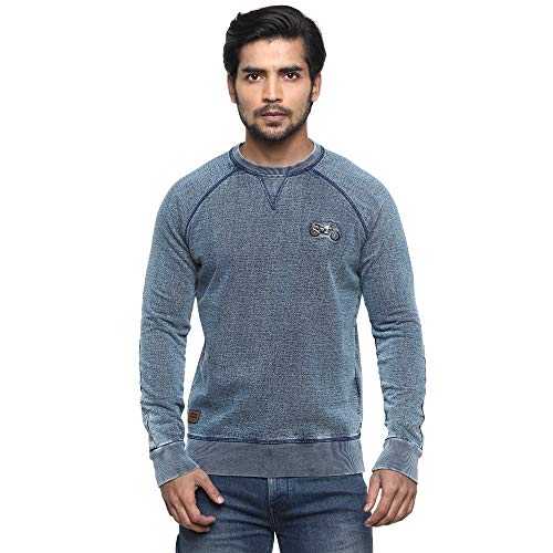 Image of Royal Enfield Himalyan Sweatshirt Dark Indigo