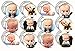 Boss Baby Buttons Party Favors Supplies Decorations Collectible Metal Pinback Buttons, Large 2.25" -12 pcs