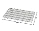 Midwest Homes for Pets FG36B Bodengitter für Hundebox, erhöht, passend zu Modellen 1336TD, 1536, 1536DD, 436, 436DD, 1936, 1936DD, 1636/1636DD (gebogener Schubriegel), schwarz