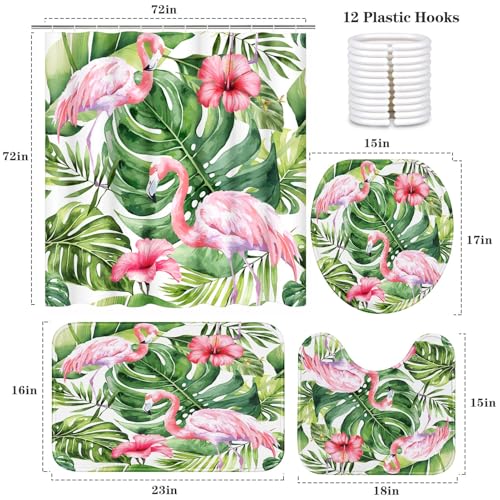 Britimes LQQ0312051-YS4-JP 4 Piece Shower Curtain Sets thumb #1